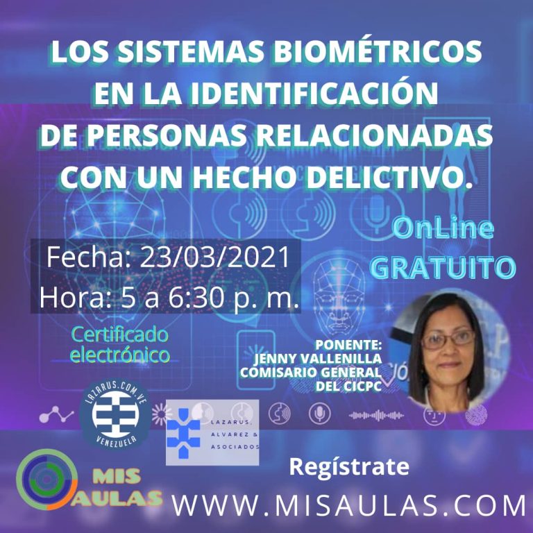 Los Sistemas Biométricos en la identificación de personas relacionadas ...